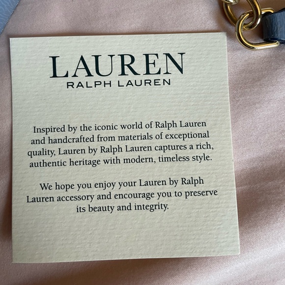 🩵BRAND NEW Ralph Lauren Crossbody Bag - blue with gold hardware🩵 - Picture 16 of 16